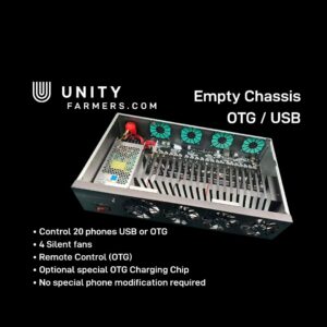 20-Phone Farm Box (Empty Chassis) – USB/OTG Control